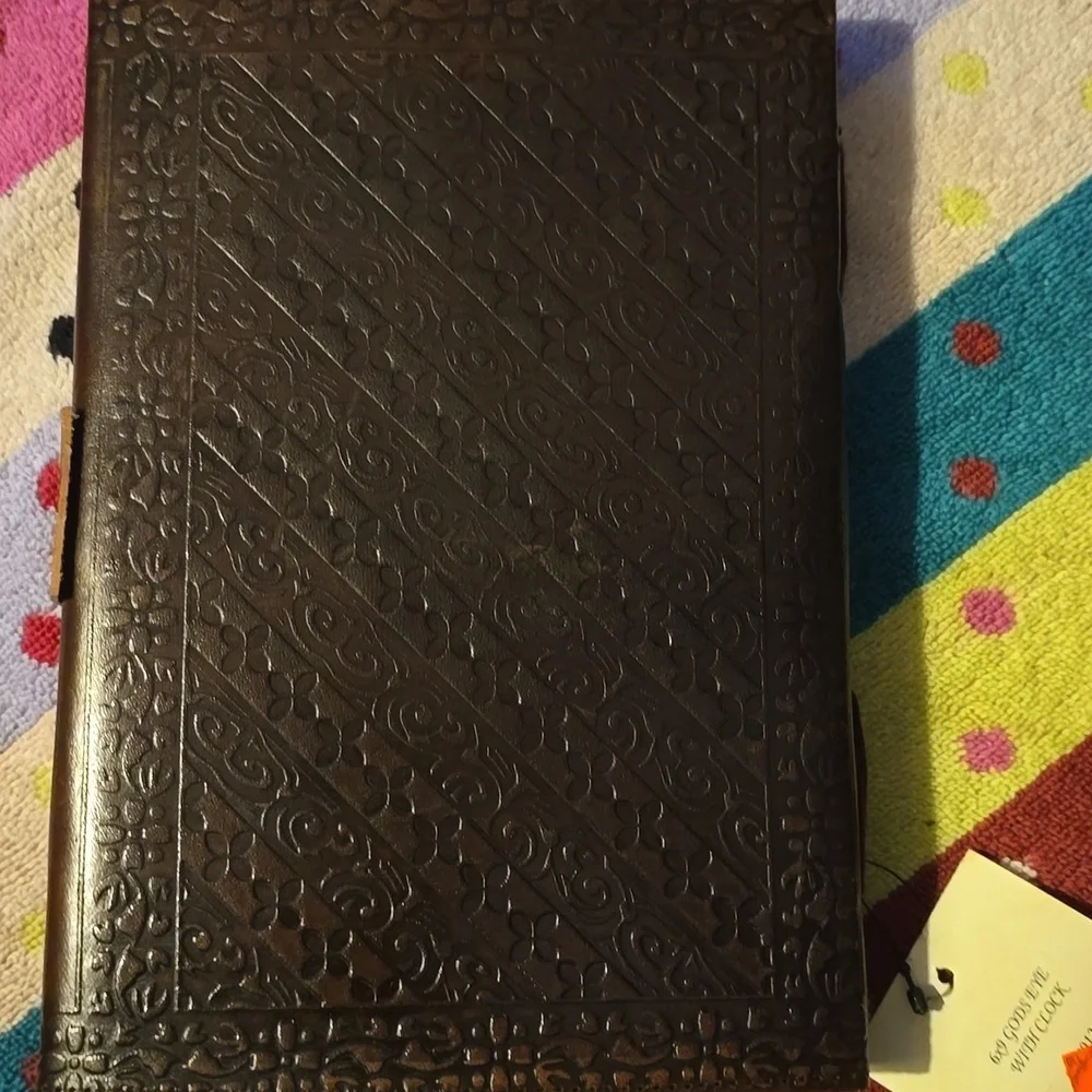 ♥️BUY 2 GET 1 FREE EARTHBOUND Handmade Leather Journal God's Eye ~ 6